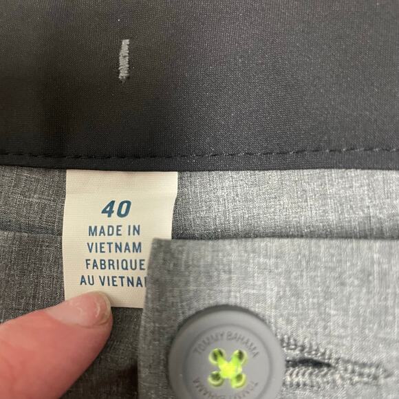 Tommy Bahama Mens Size 40 Island Zone Stretch Performance Shorts Gray Comfort - Picture 4 of 6